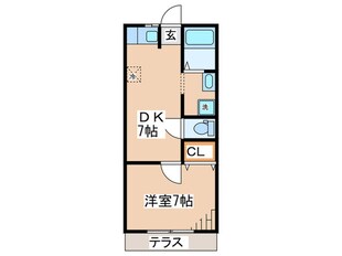 山王ハイツの物件間取画像